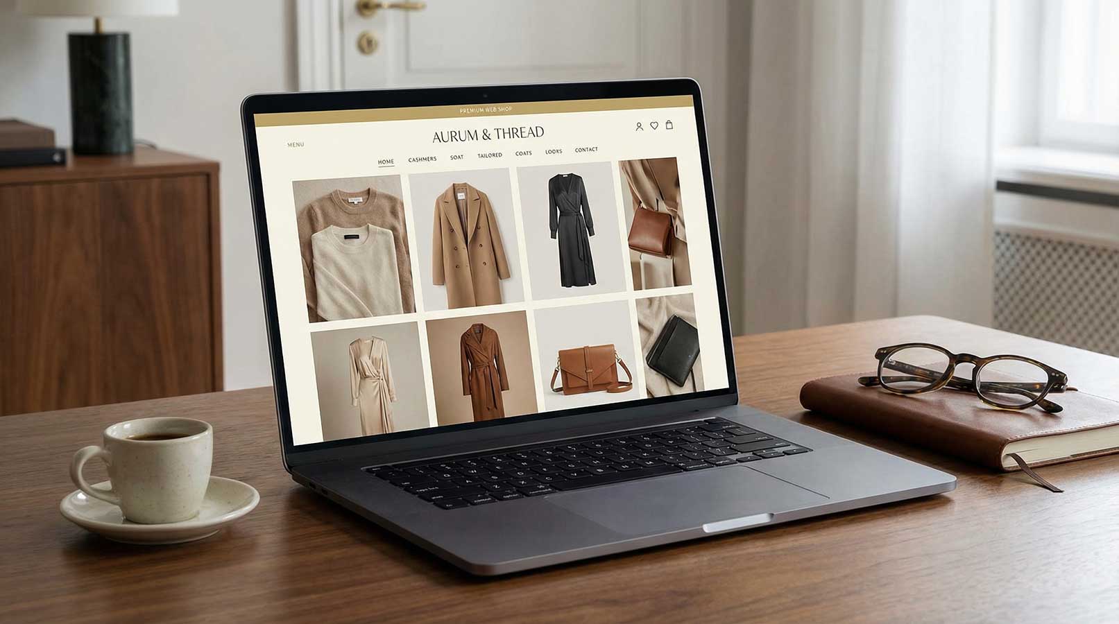 AI generisana premium fotografija web shopa ND design